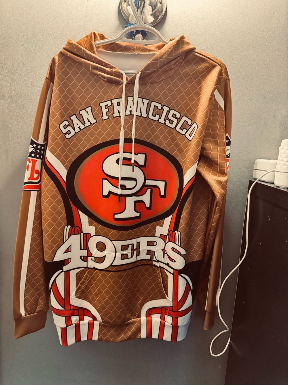 San Francisco 49ers Brown Pullover Hoodie
